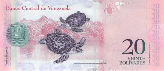 20 Bolivares 2013